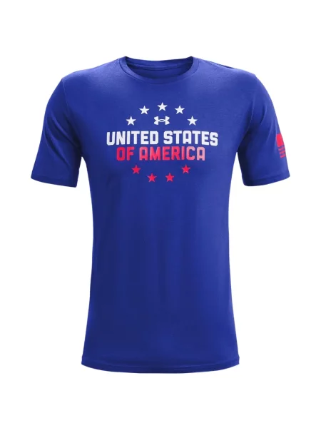 Tricou Under Armour cu imagine albastru