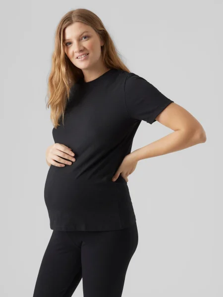 MAMALICIOUS Majica New Eva' črna