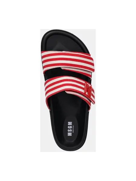 Klapki Msgm skórzane