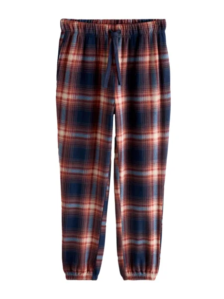 Next Spodnji del pižame mornarska / svetlo modra / oranžno rdeča