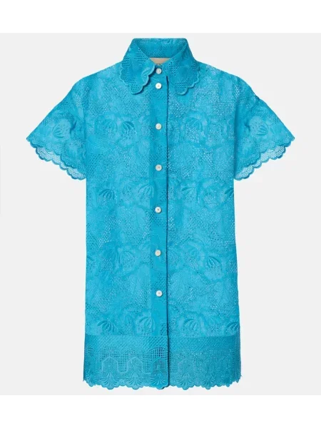 Top Valentino niebieski