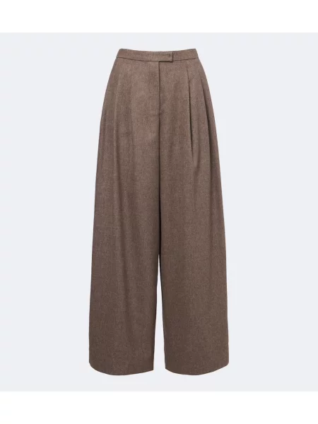 Pantaloni 's Max Mara de lână maro