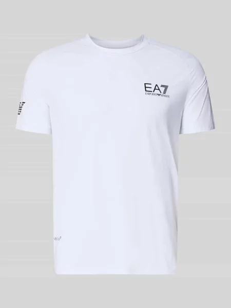 Emporio Armani t-shirt gładki biały