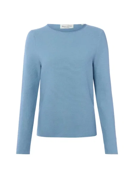 Marc O'Polo Sweter z dzianiny Kobiety jednolity S niebieski