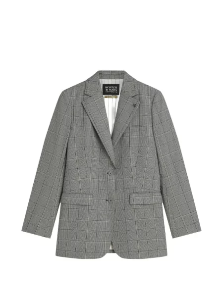 Sacou Scotch & Soda în carouri gri