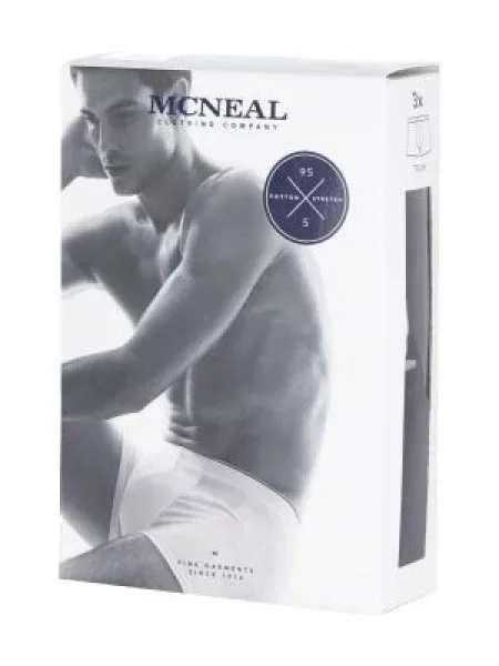 Obcisłe bokserki z elastycznym pasem w zestawie 3 szt. Mcneal