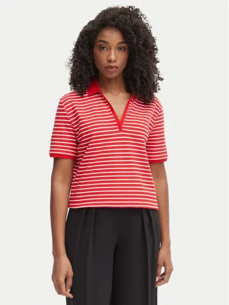 Tommy Hilfiger Polo majica rdeča