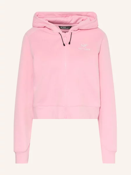 Arc'teryx Bluza Rozpinana Emblem Crop pink różowa