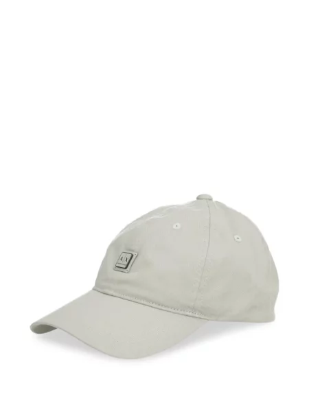 Baseball sapka Armani Exchange autogrammal szürke