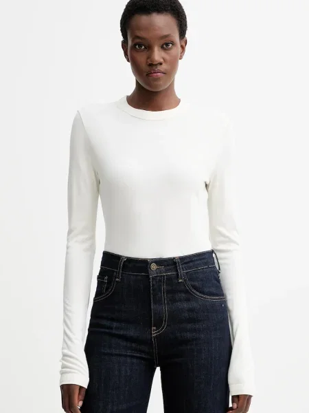 Majica z dolgimi rokavi Filippa K bež