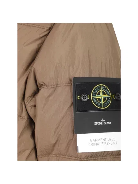 Kurtka puchowa Stone Island z kamieniami brązowa