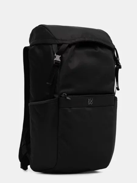 Рюкзак HUGO Quantic_N_SLIM великий однотонний чорний