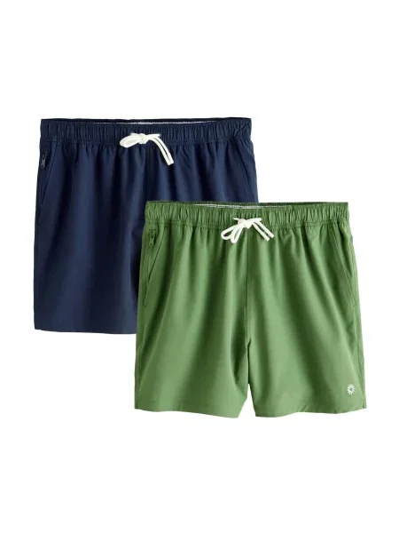 Next Șorturi de baie Core Essential închis / verde albastru