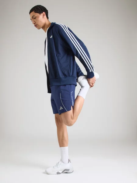ADIDAS PERFORMANCE Športové nohavice TECH APP námornícka modrá biela
