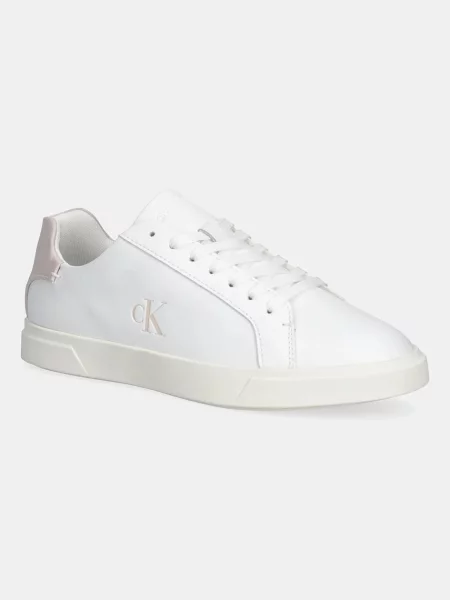 Calvin Klein sneakers LOW PRO CUP LACEUP LTH MOIRE bej