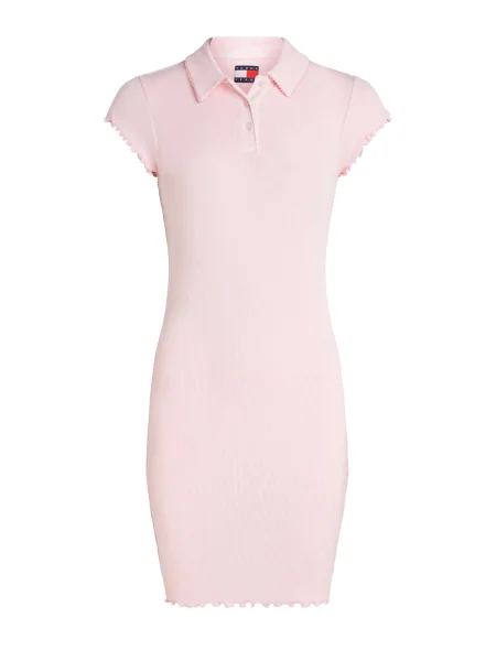Tommy Jeans Rochie pastel roz