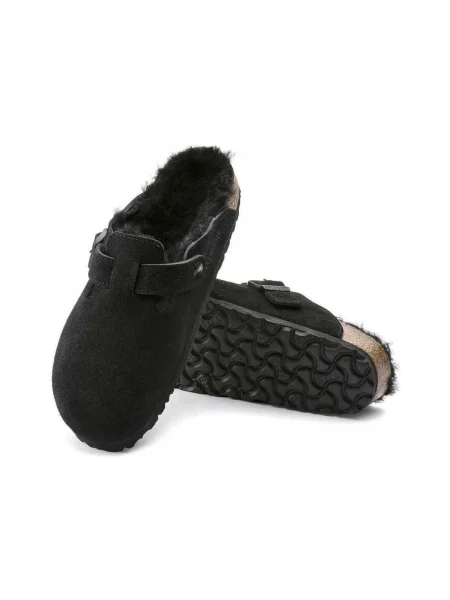 Bőr félcipő Birkenstock fekete