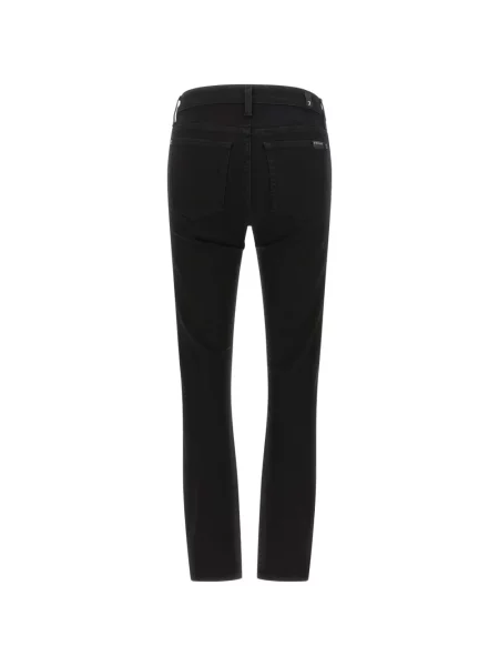 Слаб дънки skinny fit 7 For All Mankind черно