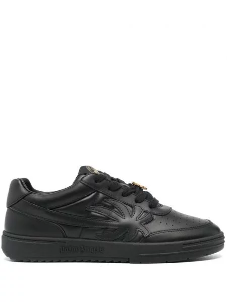 Sneakerși Palm Angels din piele negru