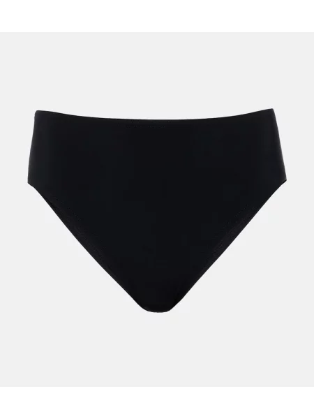 Bikini Karla Colletto z visokim pasom črna