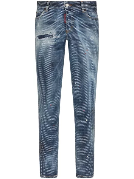 Blugi Dsquared2 de cristal albastru