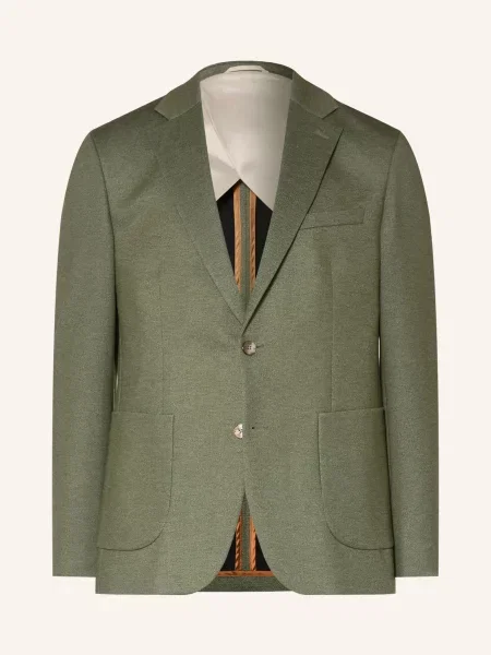 Paul Oblekové Sako Slim Fit olive olivový