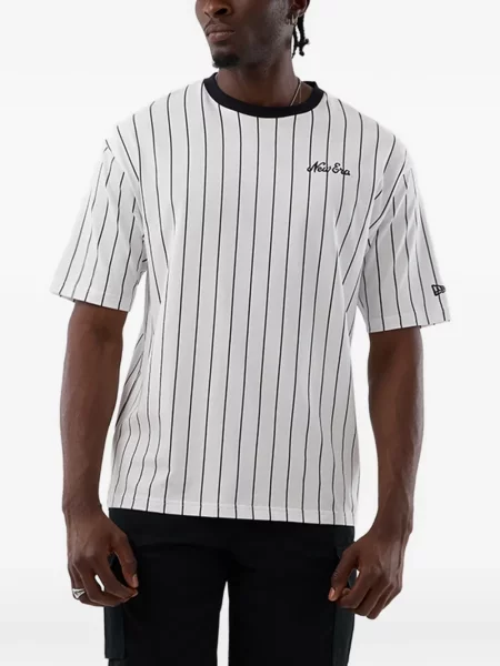 Tricou New Era Cap cu broderie alb