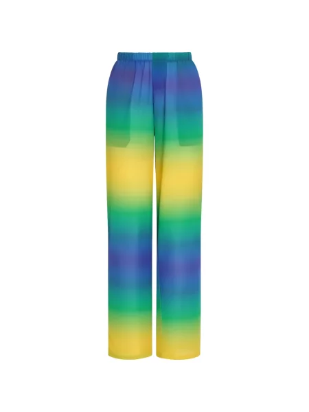 Pantaloni Amir Slama cu gradient albastru