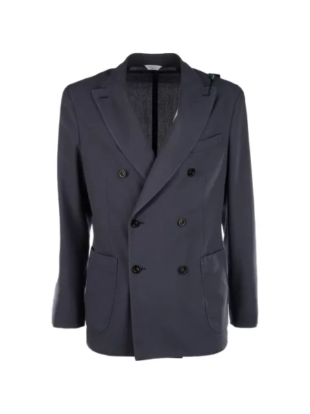 Blejzer Boglioli na dvostruko kopčanje plava