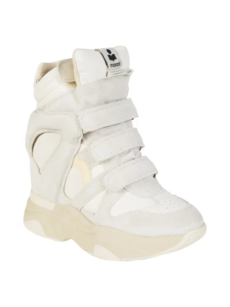 Sneakersy Isabel Marant skórzane białe