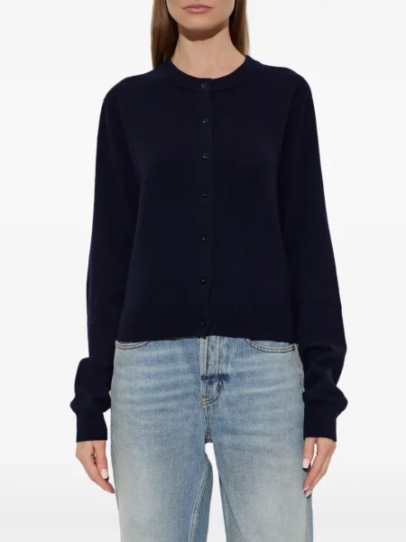 Cardigan Gestuz de lână albastru