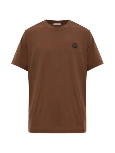 Tricou Moncler cu autograf maro
