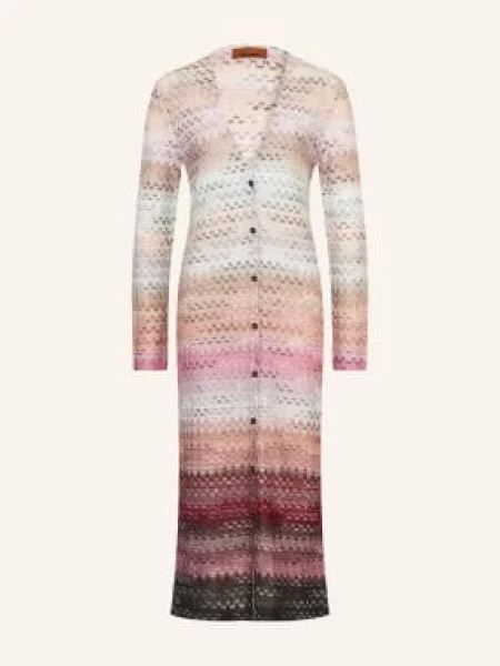 Missoni Sukienka Z Dzianiny Z Błyszczącą Przędzą rosa różowa