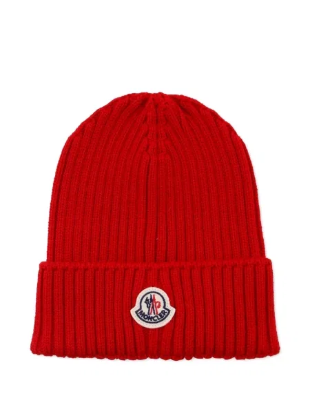 Czapka dziecięca Moncler Enfant czerwona