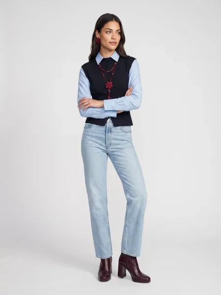 Blugi drepți Levi's® albastru