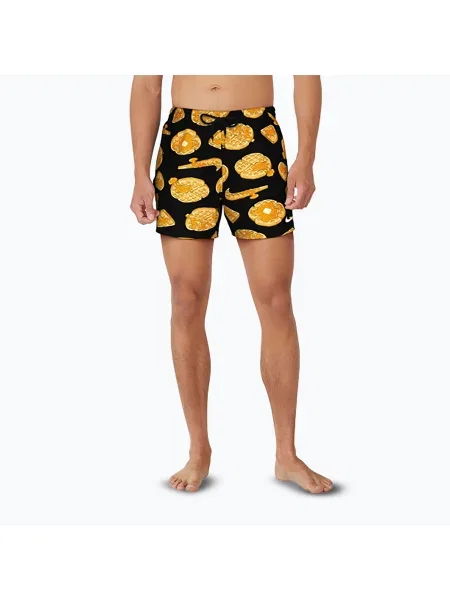 Pantaloni scurți de sport Nike cu imagine negru