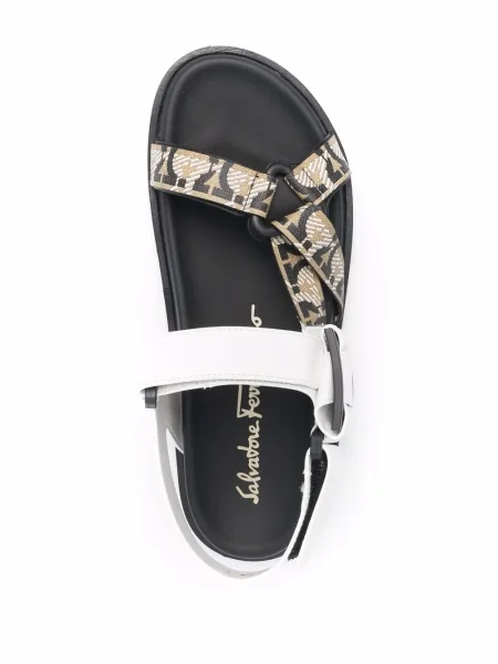 Sandale Ferragamo alb
