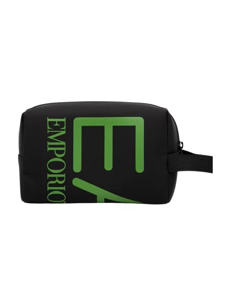 Kosmetyczka Ea7 Emporio Armani z logo czarna