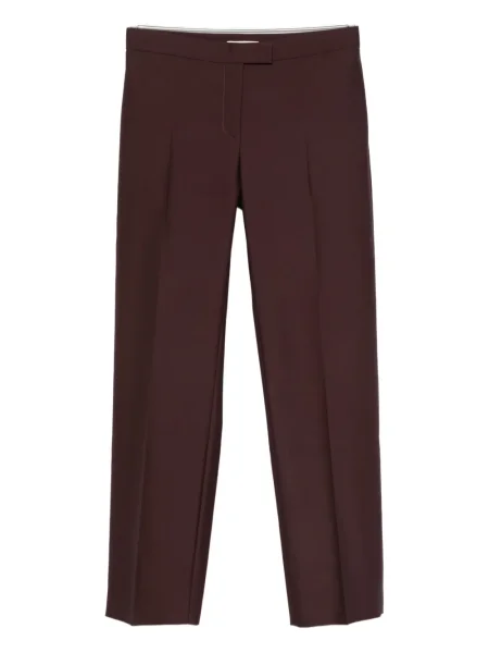 Pantaloni Khaite plisate violet