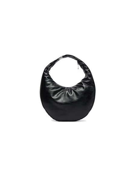 Calvin Klein Kabelka Buckle Convertible Hobo Bag čierna