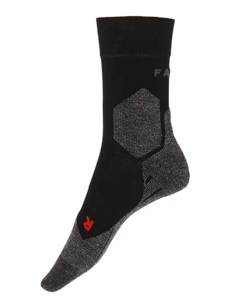 FALKE Șosete sport gri / roșu negru