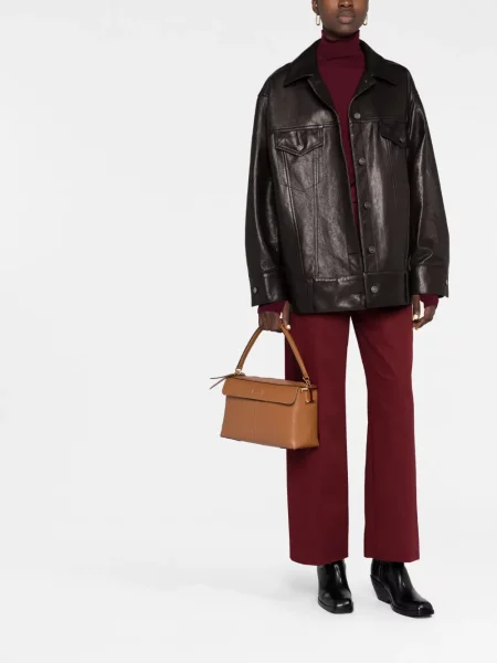 Iš natūralios odos pakabukas Tod's ruda