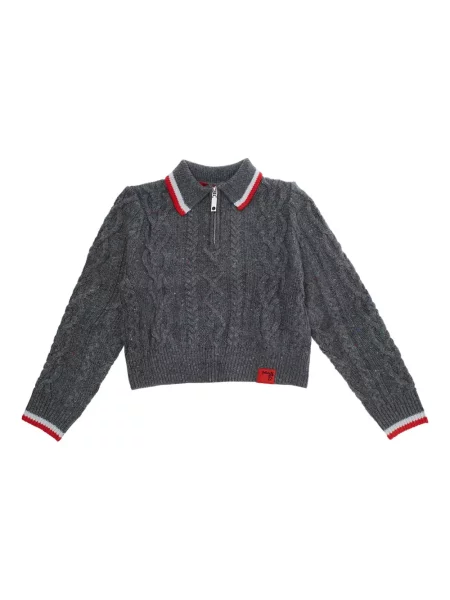 Koszulka polo dziecięca Max&co. szara