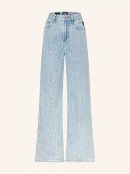 Elias Rumelis Jeansy Wide Leg Kalea blau niebieskie