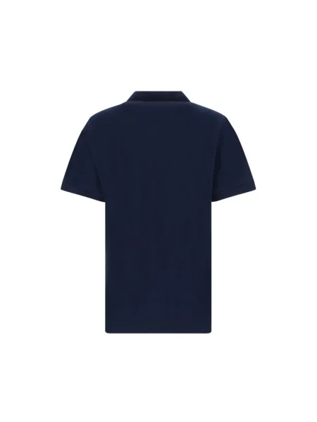 Koszulka polo Dolce And Gabbana z krótkim rękawem niebieska