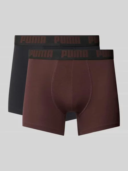 Bokserki o kroju slim fit z mieszanki bawełny w zestaw 2 szt. model EVERDAY' Puma