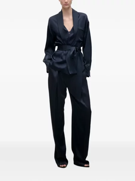 Cu centură bluză Victoria Beckham alb