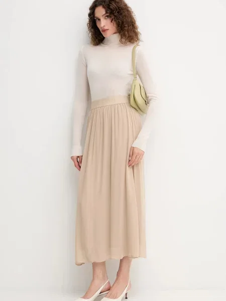 Спідниця Joop! maxi розкльошена бежевий