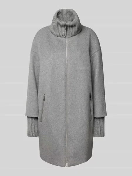 Płaszcz zapinany na błyskawiczny dwustronny White Label