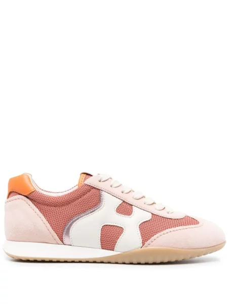 Sneakerși Hogan Olympia din piele roz